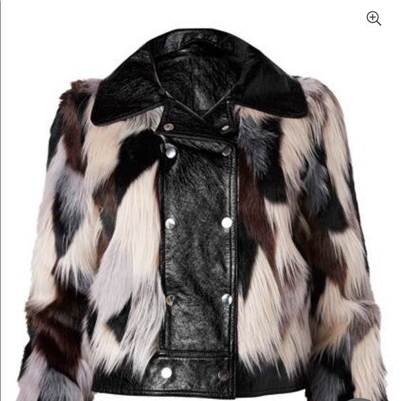 Jackets & Blazers - Faux fur leather jacket